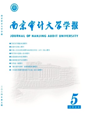 南京审计大学学报封面